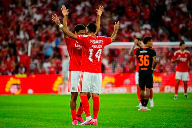 July 30, 2026, Lisbon, Lisbon, Portugal: Vangelis Pavlidis of SL Benfica celebrates goal during UEFA Europa League-2nd Qualifying RoundÃ¢â‚¬2nd Leg, match between SL Benfica and FC St. Gallen at Luz Stadium, Lisbon, Portugal, on july 30, 2026. Lisbon Portugal - ZUMAr200 20260730_zsp_r200_041 Copyright: xNunoxReisinhox