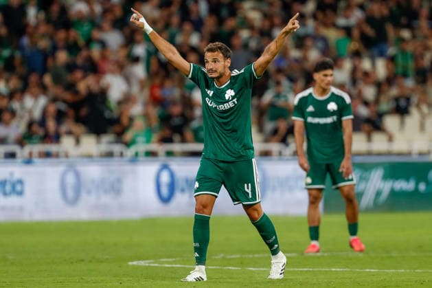 Panathinaikos F.C. v Paksi FC UEFA Europa Conference League Pedro Chirivella of Panathinaikos F.C. makes a hand gesture during the UEFA Europa Conference League match at the Olympic Stadium (Greece), Marousi 30 07 2026 UK Newspapers OUT Copyright: xYannisxHalasx FIL-23688-0070