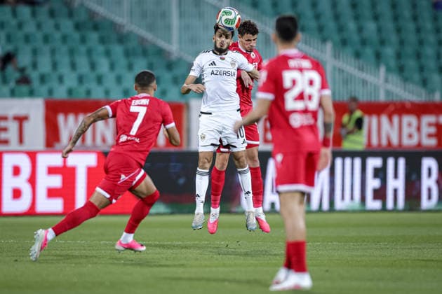 Football - UEFA Europa League - Second qualifying round - PFC CSKA - Qarabag FK - 30.07.2026 Abdellah Zoubir and Teodor Ivanov Copyright: xYulianxTodorovx