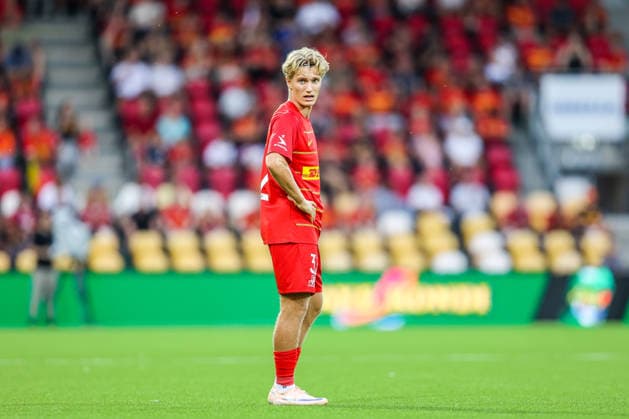 FC Nordsjaelland v GAIS, UEFA Conference League qualification, Farum, Denmark Farum, Denmark. 30th, July 2026. Victor Gustafsen (32) of FC Nordsjaelland seen during the UEFA Conference League qualification match between FC Nordsjaelland and GAIS at Right to Dream Park. Denmark, Farum  Copyright: xGonzalesxPhoto RunexMathiesenx