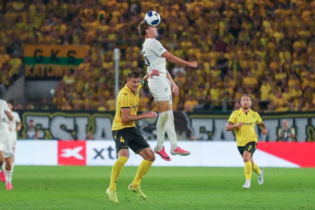 Katowice 30.07.2026. Pilka nozna Liga Konferencji UEFA sezon 2025 2026 runda 2 mecz: GKS Katowice - MSK Zilina --- Football UEFA Conference League season 2025 2026 round 2 match: GKS Katowice - MSK Zilina nz Arkadiusz Jedrych Fot. Kacper Staniec NEWSPIX.PL --- newspix.pl POLAND OUT! 