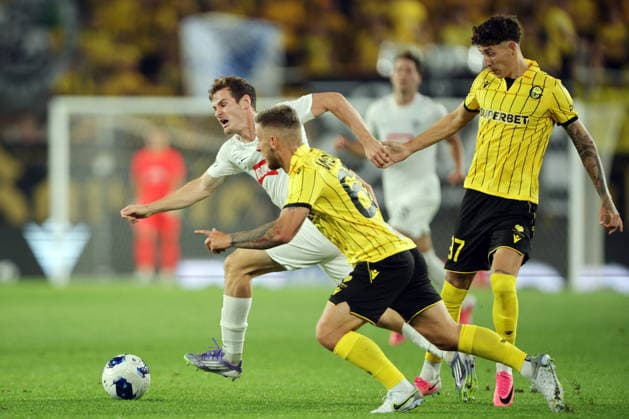 2026.07.30 Katowice Pilka Nozna Liga Konferencji UEFA II Runda Kwalifikacji GKS Katowice - MSK Zilina N z Patrik Ilko, Erik Jirka Foto PressFocus 2026.07.30 Katowice Football UEFA Conference League Second Qualifying Round GKS Katowice - MSK Zilina Patrik Ilko, Erik Jirka Credit: PressFocus NEWSPIX.PL --- newspix.pl POLAND OUT! 