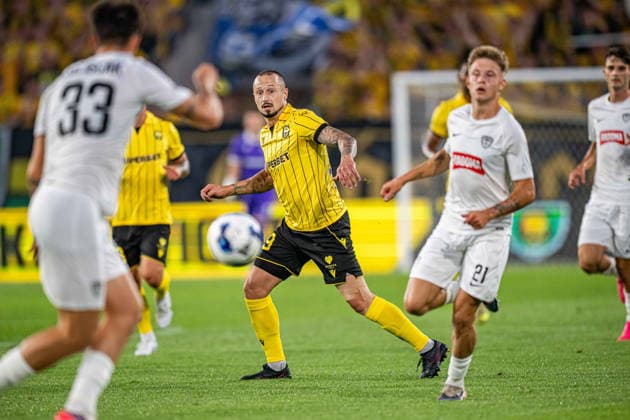 STADION MIEJSKI KATOWICE UL NOWA BUKOWA 1A KATOWICE 30.07.2026 PILKA NOZNA LIGA KONFERENCJI KWALIFIKACJE SEZON 2026 2027 FOOTBALL KONFERENCE LEAGUE SEASON 2026 2027 GKS KATOWICE VS MSK ZILINA ADAM ZRELAK FOT.Kamil Wolny NEWSPIX.PL --- newspix.pl POLAND OUT! 