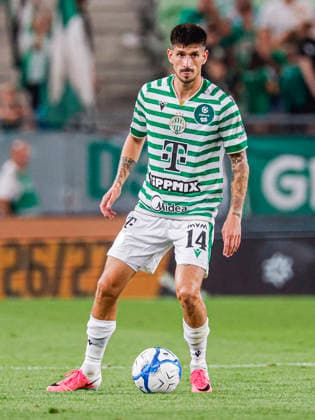 BUDAPEST, HUNGARY - JULY 30: Attila Osvath of Ferencvaros runs with the ball during the UEFA Europa League 2026 27 Second Qualifying Round Second Leg match between Ferencvaros and FC Twente at Groupama Arena on July 30, 2026 in Budapest, Hungary.  Copyright: xMTB-Photo MB-Mediax