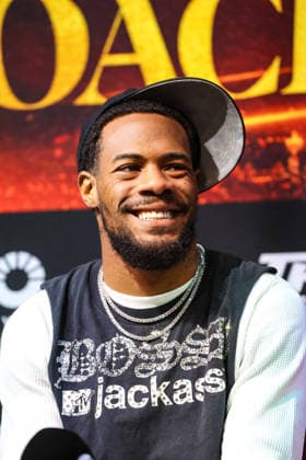 Boxing 2026: Roach Jr. Vs Zepeda JUL 30 July 30, 2026: Lightweight Lamont Roach Jr. on stage during the press conference, PK, Pressekonferenz for the Roach Jr. vs Zepeda event at the Skybox Lounge inside the Virgin Hotels on July 30, 2026 in Las Vegas, NV. Christopher Trim CSM. (Credit Image: Â Christopher Trim Cal Media) Las Vegas Nevada United States of America EDITORIAL USE ONLY Copyright: xx ZUMA-20260730_zma_c04_106.jpg ChristopherxTrimx csmphotothree507200