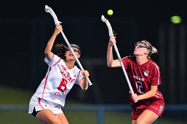 Sport Bilder des Tages (L-R) Chisa Kobayashi (JPN), Anna Viglione (ENG), JULY 30, 2026 - Lacrosse : 2026 World Lacrose Women s Championship 5th-8th place match between Japan and England at Oi Hockey Stadium Field 1, Tokyo, Japan. Noxthirdxpartyxsales  aflo_339613166 KenjiroxMatsuox