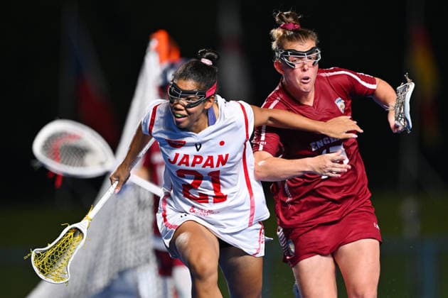 (L-R) Monika Jones (JPN), Claire Faram (ENG), JULY 30, 2026 - Lacrosse : 2026 World Lacrose Women s Championship 5th-8th place match between Japan and England at Oi Hockey Stadium Field 1, Tokyo, Japan. Noxthirdxpartyxsales  aflo_339613194 KenjiroxMatsuox