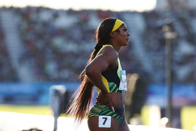 July 30, 2026, Glasgow, Scotland, Great Britain: ASHANTI MOORE of Jamaica is second in the Athletics Women s 200m Semi Final 2 of the Commonwealth Games Glasgow 2026 at the Scotstoun Stadium in Glasgow, Scotland. Commowealth Games 2026: Athletics  - ZUMAc179 20260730_zep_c179_092 Copyright: xMickaelxChavetx