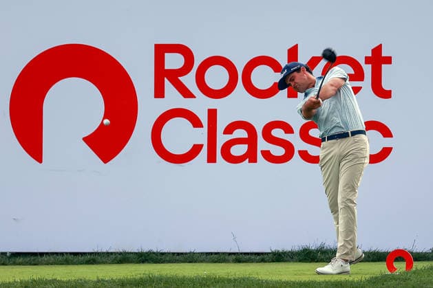 U.S. Senior Open Championship DETROIT, MICHIGAN - JULY 30: Jackson Suber of Tampa, Florida hits from the 13th tee during the first round of the Rocket Classic 2026 at the Detroit Golf Club in Detroit, Michigan, USA, July 30, 2026. Detoit Michian United States  Copyright: xAmyxLemusx originalFilename:lemus-ussenior260730_nptZa.jpg