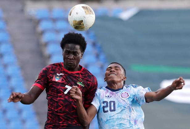 CONCACAF U-20 Championship - Costa Rica vs Antigua and Bermuda Walter Ramirez (R) of Costa Rica in action against Brandon Satchell of Antigua and Barbuda during the CONCACAF U-20 Championship match between Costa Rica and Antigua and Barbuda in Puebla, Mexico, 30 July 2026. PUEBLA Mexico  Copyright: xHILDAxRIOSx