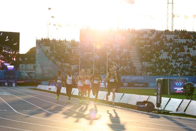 July 30, 2026, Glasgow, Scotland, Great Britain: WYCLIFE KINYAMAL of Kenya in the Athletics Men s 800m Semi Final 1 of the Commonwealth Games Glasgow 2026 at the Scotstoun Stadium in Glasgow, Scotland. Glasgow Great Britain - ZUMAc179 20260730_zep_c179_156 Copyright: xMickaelxChavetx