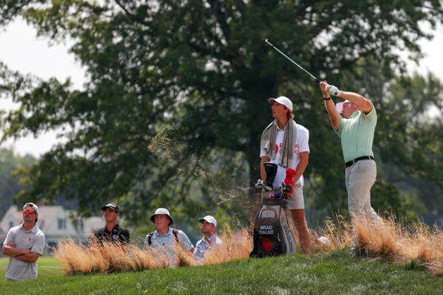 U.S. Senior Open Championship DETROIT, MICHIGAN - JULY 30: Brad Dalke of Norman, Oklahoma hits from the 16th fairway uring the first round of the Rocket Classic 2026 at the Detroit Golf Club in Detroit, Michigan, USA, July 30, 2026. Detoit Michian United States  Copyright: xAmyxLemusx originalFilename:lemus-ussenior260730_npSbM.jpg