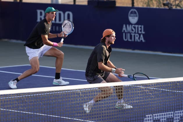 LOS CABOS TENNIS OPEN 2026 LOS CABOS TENNIS OPEN 2026 FINN REYNOLDS JAMES WATT VS RINKY HIJIKATA REESE STADLER 30072026 LOS CABOS, BAJA CALIFORNIA, MEXICO. Action photo of Finn Reynolds and James Watt, during quarter final game of the Los Cabos Tennis Open 2026 held at the Cabo Sports Complex in Baja California, Mexico. Foto de accion de Finn Reynolds y James Watt, durante juego de cuartos de final del Los Cabos Tennis Open 2026 celebrado en el Cabo Sports Complex de Baja California, Mexico. PHOTO BY IMAGENSHOP AGENCIA FOTOGRAFICA LOS CABOS BAJA CALIFORNIA MEXICO *** LOS CABOS TENNIS OPEN 2026 LOS CABOS TENNIS OPEN 2026 FINN REYNOLDS JAMES WATT VS RINKY HIJIKATA REESE STADLER 07 30 2026 LOS CABOS, BAJA CALIFORNIA, MEXICO Action photo of Finn Reynolds and James Watt during the quarterfinal match of the 2026 Los Cabos Tennis Open held at the Cabo Sports Complex in Baja California, Mexico Action photo of Finn Reynolds and James Watt, during the quarterfinal match of the 2026 Los Cabos Tennis Open held at the Cabo Sports Complex in Baja California, Mexico. PHOTO BY IMAGENSHOP PHOTO AGENCY LOS CABOS, BAJA CALIFORNIA, MEXICO Copyright: xIMAGENSHOPxAGENCIAxFOTOGRAFICAx