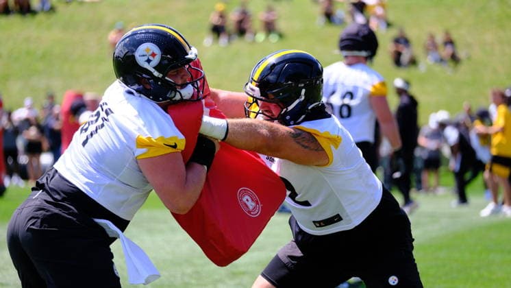 July 30, 2026: Ryan McCollum 62 during the Pittsburgh Steelers training camp in Latrobe, PA CSM Latrobe USA - ZUMAcp5_ 20260730_faf_cp5_026 Copyright: xJasonxPohuskix