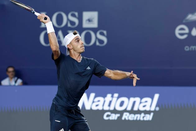 LOS CABOS TENNIS OPEN 2026 LOS CABOS TENNIS OPEN 2026 FRANCISCO CERUNDOLO VS ARTHUR GEA 30072026 LOS CABOS, BAJA CALIFORNIA, MEXICO. Action photo of Francisco Cerundolo of Argentina, during quarter final game of the Los Cabos Tennis Open 2026 held at the Cabo Sports Complex in Baja California, Mexico. Foto de accion de Francisco Cerundolo de Argentina,, durante juego de cuartos de final del Los Cabos Tennis Open 2026 celebrado en el Cabo Sports Complex de Baja California, Mexico. PHOTO BY IMAGENSHOP AGENCIA FOTOGRAFICA LOS CABOS BAJA CALIFORNIA MEXICO *** LOS CABOS TENNIS OPEN 2026 LOS CABOS TENNIS OPEN 2026 FRANCISCO CERUNDOLO VS ARTHUR GEA 07 30 2026 LOS CABOS, BAJA CALIFORNIA, MEXICO Action photo of Francisco Cerundolo of Argentina during the quarterfinal match of the 2026 Los Cabos Tennis Open held at the Cabo Sports Complex in Baja California, Mexico Action photo of Francisco Cerundolo of Argentina, during the quarterfinal match of the 2026 Los Cabos Tennis Open held at the Cabo Sports Complex in Baja California, Mexico. PHOTO BY IMAGENSHOP PHOTO AGENCY LOS CABOS, BAJA CALIFORNIA, MEXICO Copyright: xIMAGENSHOPxAGENCIAxFOTOGRAFICAx