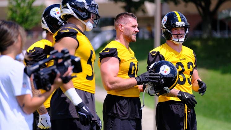 July 30, 2026: T.J. Watt 90 during the Pittsburgh Steelers training camp in Latrobe, PA CSM Latrobe USA - ZUMAcp5_ 20260730_faf_cp5_078 Copyright: xJasonxPohuskix