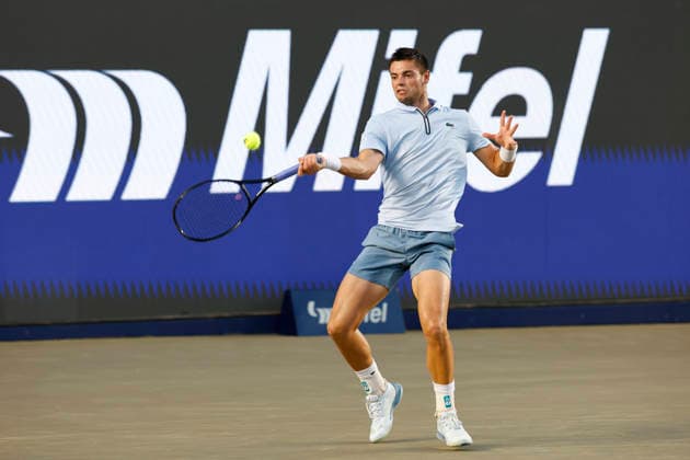 LOS CABOS TENNIS OPEN 2026 LOS CABOS TENNIS OPEN 2026 FRANCISCO CERUNDOLO VS ARTHUR GEA 30072026 LOS CABOS, BAJA CALIFORNIA, MEXICO. Action photo of Arthur Gea of France, during quarter final game of the Los Cabos Tennis Open 2026 held at the Cabo Sports Complex in Baja California, Mexico. Foto de accion de Arthur Gea de Francia, durante juego de cuartos de final del Los Cabos Tennis Open 2026 celebrado en el Cabo Sports Complex de Baja California, Mexico. PHOTO BY IMAGENSHOP AGENCIA FOTOGRAFICA LOS CABOS BAJA CALIFORNIA MEXICO *** LOS CABOS TENNIS OPEN 2026 LOS CABOS TENNIS OPEN 2026 FRANCISCO CERUNDOLO VS ARTHUR GEA 07 30 2026 LOS CABOS, BAJA CALIFORNIA, MEXICO Action photo of Arthur Gea of France during the quarterfinal match of the 2026 Los Cabos Tennis Open held at the Cabo Sports Complex in Baja California, Mexico Action photo of Arthur Gea of France, during the quarterfinal match of the 2026 Los Cabos Tennis Open held at the Cabo Sports Complex in Baja California, Mexico PHOTO BY IMAGENSHOP PHOTO AGENCY LOS CABOS BAJA CALIFORNIA MEXICO Copyright: xIMAGENSHOPxAGENCIAxFOTOGRAFICAx