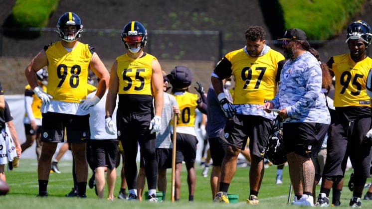 July 30, 2026: Cole Holcomb 55 during the Pittsburgh Steelers training camp in Latrobe, PA CSM Latrobe USA - ZUMAcp5_ 20260730_faf_cp5_191 Copyright: xJasonxPohuskix