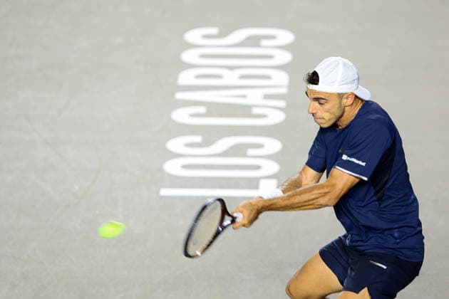 Sport Bilder des Tages LOS CABOS TENNIS OPEN 2026 LOS CABOS TENNIS OPEN 2026 FRANCISCO CERUNDOLO VS ARTHUR GEA 30072026 LOS CABOS, BAJA CALIFORNIA, MEXICO. Action photo of Francisco Cerundolo of Argentina, during quarter final game of the Los Cabos Tennis Open 2026 held at the Cabo Sports Complex in Baja California, Mexico. Foto de accion de Francisco Cerundolo de Argentina, durante juego de cuartos de final del Los Cabos Tennis Open 2026 celebrado en el Cabo Sports Complex de Baja California, Mexico. PHOTO BY IMAGENSHOP AGENCIA FOTOGRAFICA LOS CABOS BAJA CALIFORNIA MEXICO *** LOS CABOS TENNIS OPEN 2026 LOS CABOS TENNIS OPEN 2026 FRANCISCO CERUNDOLO VS ARTHUR GEA 07 30 2026 LOS CABOS, BAJA CALIFORNIA, MEXICO Action photo of Francisco Cerundolo of Argentina during the quarterfinal match of the 2026 Los Cabos Tennis Open held at the Cabo Sports Complex in Baja California, Mexico Action photo of Francisco Cerundolo of Argentina, during the quarterfinal match of the 2026 Los Cabos Tennis Open held at the Cabo Sports Complex in Baja California, Mexico. PHOTO BY IMAGENSHOP PHOTO AGENCY LOS CABOS, BAJA CALIFORNIA, MEXICO Copyright: xIMAGENSHOPxAGENCIAxFOTOGRAFICAx
