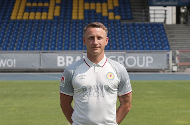 Co-Trainer Marcel Goslar (Eintracht Braunschweig) ; Eintracht Braunschweig; 2.BL, Portraettermin 2026 2027 *** Assistant Coach Marcel Goslar, Eintracht Braunschweig, Eintracht Braunschweig 2 (2nd Division), Photo Shoot 2026–2027