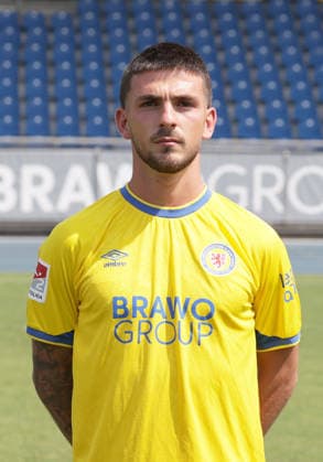 Samuele di Benedetto (Eintracht Braunschweig) ; Eintracht Braunschweig; 2.BL, Portraettermin 2026 2027 *** Samuele di Benedetto, Eintracht Braunschweig, Eintracht Braunschweig 2 (2nd Bundesliga), Photo Shoot 2026–2027