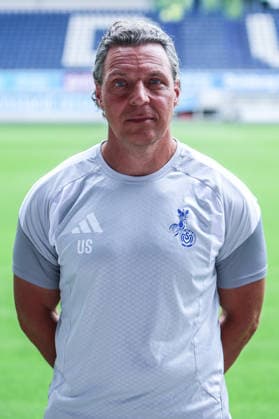 Fussball, 3.Liga Saison 2026 2027 Team- und Porträtfototermin MSV Duisburg 30.07.2026, schauinsland-reisen-arena Uwe Speidel (Co-Trainer, MSV Duisburg) Duisburg schauinsland-reisen-arena Nordrhein-Westfalen Deutschland *** Sports, Soccer, 3rd Division 2026–2027 Season: MSV Duisburg Team and Portrait Photo Session, July 30, 2026, Schauinsland Reisen Arena, Uwe Speidel, Assistant Coach, MSV Duisburg, Duisburg, Schauinsland Reisen Arena, North Rhine-Westphalia, Germany