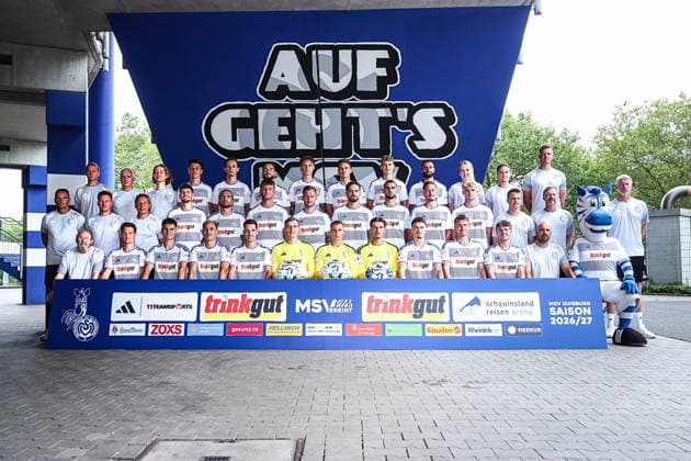 Football, 3rd Division, MSV Duisburg, Headshots 2026 2027