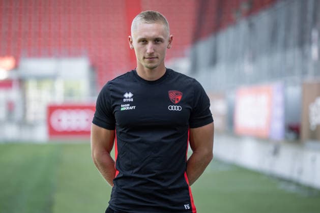 Spielanalyst Yannick Schmidt (FCI) ; FC Ingolstadt 04; 3.Liga, Porträttermin 2026 2027, 3. Liga - FC Ingolstadt 04 Saison 2026 2027 *** Match Analyst Yannick Schmidt, FCI FC Ingolstadt 04, 3. Liga, Profile Interview 2026–2027, FC Ingolstadt 04 3. Liga Season 2026–2027
