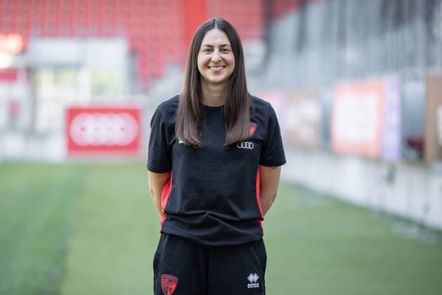 Lisa Deutschmann (FC) Orga); FC Ingolstadt 04; 3.Liga, Porträttermin 2026 2027, 3. Liga - FC Ingolstadt 04 Saison 2026 2027 *** Lisa Deutschmann, FC Orga, FC Ingolstadt 04, 3. Liga, Profile Session 2026–2027, FC Ingolstadt 04, 3. Liga, 2026–2027 Season