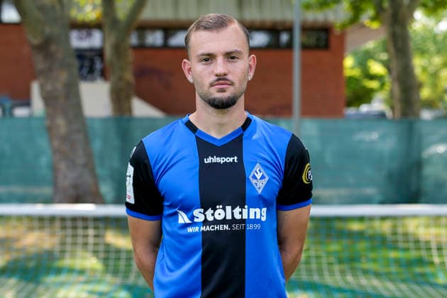 Kushtrim Asallari; SV Waldhof Mannheim; 3.Liga, Porträttermin 2026 2027 *** Kushtrim Asallari SV Waldhof Mannheim 3rd Division, Profile Session 2026–2027 xozx