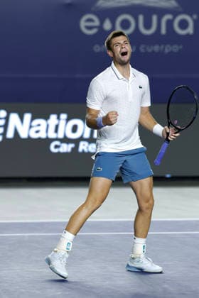 LOS CABOS TENNIS OPEN 2026 LOS CABOS TENNIS OPEN 2026 FRANCISCO CERUNDOLO VS ARTHUR GEA 30072026 LOS CABOS, BAJA CALIFORNIA, MEXICO. Action photo of Arthur Gea of France, during quarter final game of the Los Cabos Tennis Open 2026 held at the Cabo Sports Complex in Baja California, Mexico. Foto de accion de Arthur Gea de Francia, durante juego de cuartos de final del Los Cabos Tennis Open 2026 celebrado en el Cabo Sports Complex de Baja California, Mexico. PHOTO BY IMAGENSHOP AGENCIA FOTOGRAFICA LOS CABOS BAJA CALIFORNIA MEXICO *** LOS CABOS TENNIS OPEN 2026 LOS CABOS TENNIS OPEN 2026 FRANCISCO CERUNDOLO VS ARTHUR GEA 07 30 2026 LOS CABOS, BAJA CALIFORNIA, MEXICO Action photo of Arthur Gea of France during the quarterfinal match of the 2026 Los Cabos Tennis Open held at the Cabo Sports Complex in Baja California, Mexico Action photo of Arthur Gea of France, during the quarterfinal match of the 2026 Los Cabos Tennis Open held at the Cabo Sports Complex in Baja California, Mexico PHOTO BY IMAGENSHOP PHOTO AGENCY LOS CABOS BAJA CALIFORNIA MEXICO Copyright: xIMAGENSHOPxAGENCIAxFOTOGRAFICAx
