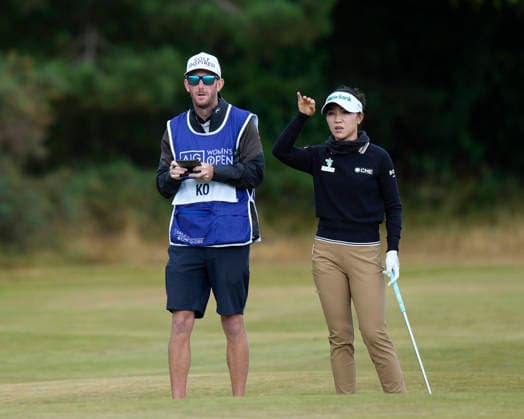 LYTHAM, ENGLAND - JULY 30: Lydia Ko (NZL) tests the wind on the 2nd hole during Round 1 at the 50th AIG Women™s Open Championship at the Royal Lytham and St Anne™s Golf Club, Lytham on July 30, 2026 in Lancashire, England The 50th AIG Women™s Open Championship