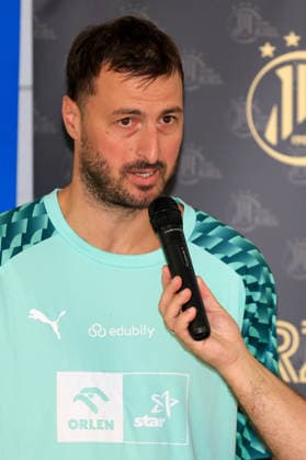 HANDBALL - HBL, Kiel, training camp GRAZ,AUSTRIA,31.JUL.26 - HANDBALL - HBL Handball-Bundesliga, THW Kiel, press conference, PK, Pressekonferenz Image shows Domagoj Duvnjak (Kiel).  GEPAxpictures xMarioxBuehner-Weinrauch