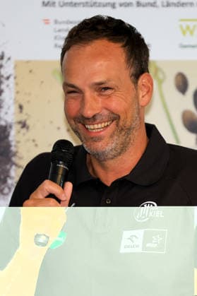 HANDBALL - HBL, Kiel, training camp GRAZ,AUSTRIA,31.JUL.26 - HANDBALL - HBL Handball-Bundesliga, THW Kiel, press conference, PK, Pressekonferenz Image shows managing director Viktor Szilagyi (Kiel).  GEPAxpictures xMarioxBuehner-Weinrauch