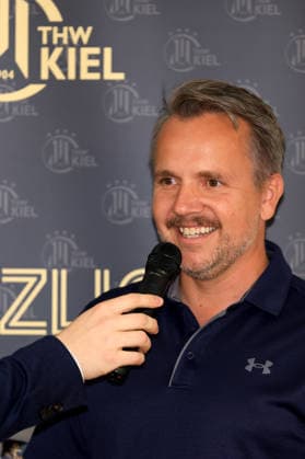 HANDBALL - HBL, Kiel, training camp GRAZ,AUSTRIA,31.JUL.26 - HANDBALL - HBL Handball-Bundesliga, THW Kiel, press conference, PK, Pressekonferenz Image shows managing director Michael Feiertag (Steiermark Tourismus).  GEPAxpictures xMarioxBuehner-Weinrauch