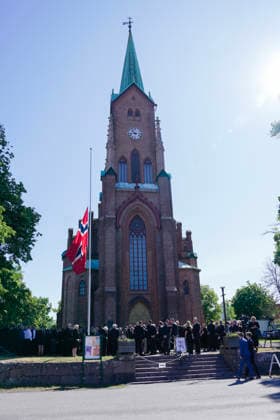 Funeral for rower Olaf Tufte Horten 20260731. Olaf Karl Tufte s funeral in Horten church Friday. Photo: Terje Bendiksby NTB Horten Norway EDITORIAL USE ONLY. RESTRICTED USE FOR BETTING COMPANIES Ref:_SPOOykJSpg3ZuM.jpg *** Funeral for rower Olaf Tufte, Horten, July 31, 2026. Olaf Karl Tufte’s funeral at Horten Church on Friday. Photo: Terje Bendiksby, NTB, Horten, Norway. EDITORIAL USE ONLY. RESTRICTED USE FOR BETTING COMPANIES.  Copyright: xTerjexBendiksbyx xNTBx