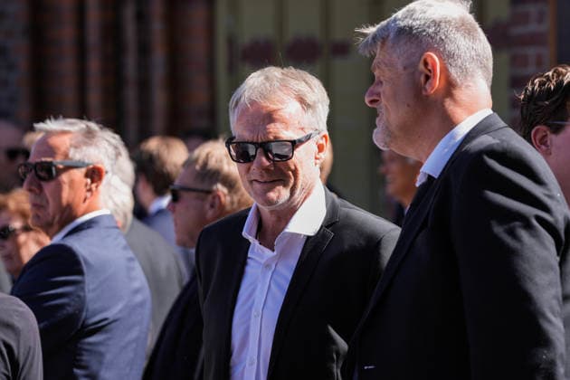 Begravelse for roer Olaf Tufte Horten 20260731. Frode Grodas utenfor kirken for Olaf Karl Tuftes begravelse i Horten kirke fredag. Foto: Terje Bendiksby NTB Horten Norge EDITORIAL USE ONLY. RESTRICTED USE FOR BETTING COMPANIES Ref:_SPODXOkEU2hoWo.jpg *** Funeral for rower Olaf Tufte, Horten, July 31, 2026. Frode Grodas outside the church for Olaf Karl Tufte’s funeral at Horten Church on Friday. Photo: Terje Bendiksby, NTB, Horten, Norway. EDITORIAL USE ONLY. RESTRICTED USE FOR BETTING. COMPANIES  Copyright: xTerjexBendiksbyx xNTBx