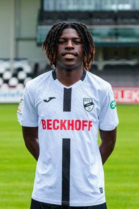 Emmanuel Bamba; SC Verl; 3. Liga, Porträttermin 2026 2027 GER, Porträttermin SC Verl, Fussball, 3. Liga, Spielzeit 2026 2027, 30.07.2026 GER, Porträttermin SC Verl, Fussball, 3. Liga, Spielzeit 2026 2027, 30.07.2026 Verl *** Emmanuel Bamba, SC Verl, 3rd Division, Photo Shoot 2026–2027 GER, SC Verl Photo Shoot, Soccer, 3rd Division, 2026–2027 Season, July 30, 2026 GER, SC Verl Photo Shoot, Soccer, 3rd Division, 2026–2027 Season, July 30, 2026 Verl Copyright: xEibner-Pressefoto JanxRollingerx EP_JSK