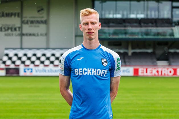 Fabian Pekruhl; SC Verl; 3. Liga, Porträttermin 2026 2027 GER, Porträttermin SC Verl, Fussball, 3. Liga, Spielzeit 2026 2027, 30.07.2026 GER, Porträttermin SC Verl, Fussball, 3. Liga, Spielzeit 2026 2027, 30.07.2026 Verl *** Fabian Pekruhl, SC Verl, 3rd Division, Photo Shoot 2026–2027 GER, SC Verl Photo Shoot, Soccer, 3rd Division, 2026–2027 Season, July 30, 2026 GER, SC Verl profile shoot, soccer, 3rd Division, 2026–2027 season, July 30, 2026 Verl Copyright: xEibner-Pressefoto JanxRollingerx EP_JSK