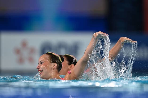 Swimming, European Championships in Paris, synchronised swimming
