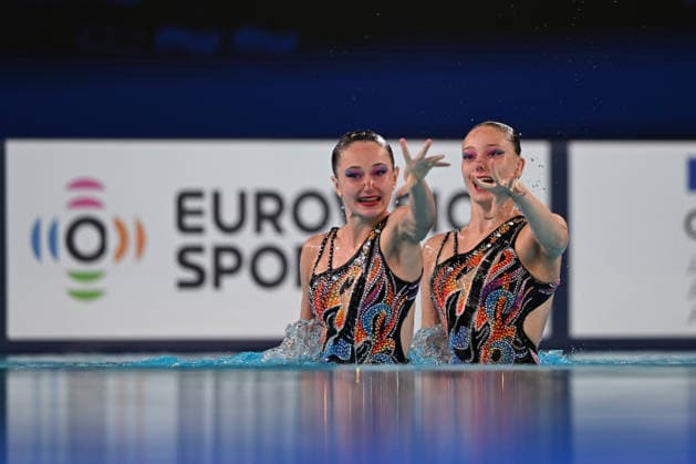 France, Paris, Centre Aquatique Olympique Metropole du Grand Paris, 31.07.2026, European Aquatics Championships Artistic Swimming - Day 1 - Duet Free Preliminary, Anna-Sophia Aeschbacher and Ixchel Honer of Switzerland Photo by Eibner Pressefoto Tino Henschel European Aquatics Championships Artistic Swimming - Day 1 - Duet Free Preliminary Paris *** France, Paris, Centre Aquatique Olympique Metropole du Grand Paris, July 31, 2026, European Aquatics Championships, Artistic Swimming, Day 1, Duet Free Preliminary, Anna Sophia Aeschbacher and Ixchel Honer of Switzerland Photo by Eibner Pressefoto Tino Henschel European Aquatics Championships Artistic Swimming Day 1 Duet Free Preliminary Paris Copyright: xEibnerxPressefotox