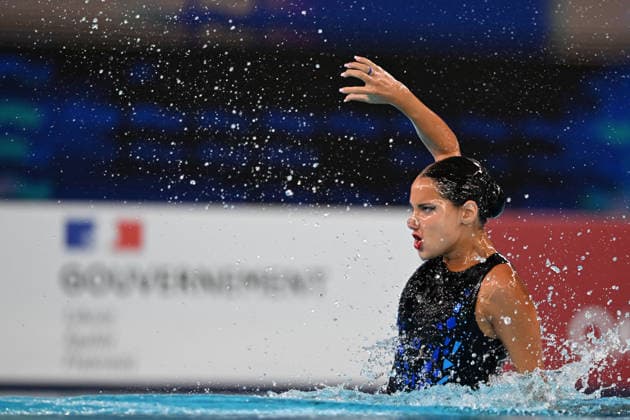 France, Paris, Centre Aquatique Olympique Metropole du Grand Paris, 31.07.2026, European Aquatics Championships Artistic Swimming - Day 1 - Duet Free Preliminary, Raya Furnadzhieva and Lora Zheynova of Bulgaria Photo by Eibner Pressefoto Tino Henschel European Aquatics Championships Artistic Swimming - Day 1 - Duet Free Preliminary Paris *** France, Paris, Centre Aquatique Olympique Metropole du Grand Paris, July 31, 2026, European Aquatics Championships, Artistic Swimming, Day 1, Duet Free Preliminary: Raya Furnadzhieva and Lora Zheynova of Bulgaria. Photo by Eibner Pressefoto, Tino Henschel. European Aquatics Championships, Artistic Swimming, Day 1, Duet Free Preliminary, Paris Copyright: xEibnerxPressefotox