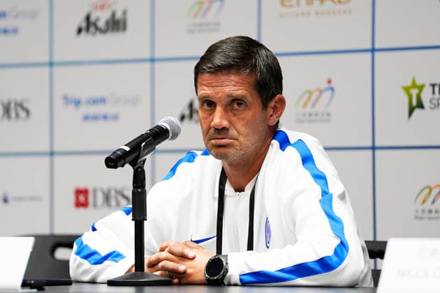 Football, Italy, Inter Milan, press conference