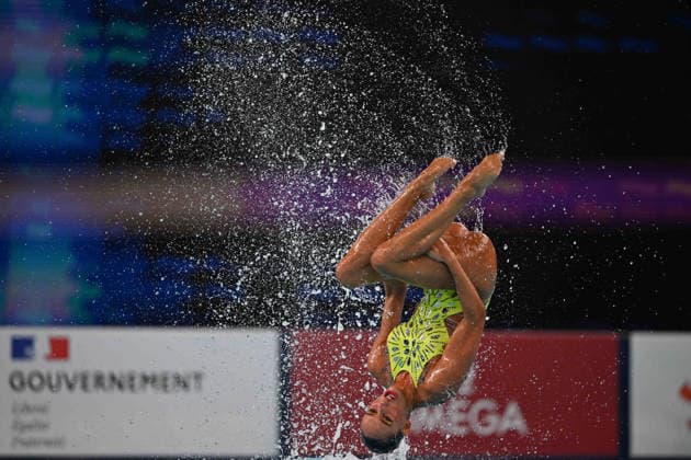 France, Paris, Centre Aquatique Olympique Metropole du Grand Paris, 31.07.2026, European Aquatics Championships Artistic Swimming - Day 1 - Duet Free Preliminary, Enrica Piccoli and Lucrezia Ruggiero of Itali Photo by Eibner Pressefoto Tino Henschel European Aquatics Championships Artistic Swimming - Day 1 - Duet Free Preliminary Paris *** France, Paris, Centre Aquatique Olympique Metropole du Grand Paris, July 31, 2026, European Aquatics Championships, Artistic Swimming, Day 1, Duet Free Preliminary, Enrica Piccoli and Lucrezia Ruggiero of Italy. Photo by Eibner Pressefoto, Tino Henschel. European Aquatics Championships, Artistic Swimming, Day 1, Duet Free Preliminary, Paris Copyright: xEibnerxPressefotox