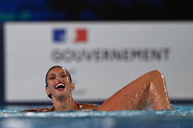 France, Paris, Centre Aquatique Olympique Metropole du Grand Paris, 31.07.2026, European Aquatics Championships Artistic Swimming - Day 1 - Duet Free Preliminary, Catherine Kunin and Aya Mazor of Israel Photo by Eibner Pressefoto Tino Henschel European Aquatics Championships Artistic Swimming - Day 1 - Duet Free Preliminary Paris *** France, Paris, Centre Aquatique Olympique Metropole du Grand Paris, July 31, 2026, European Aquatics Championships, Artistic Swimming, Day 1, Duet Free Preliminary, Catherine Kunin and Aya Mazor of Israel. Photo by Eibner Pressefoto, Tino Henschel. European Aquatics Championships, Artistic Swimming, Day 1, Duet Free Preliminary, Paris Copyright: xEibnerxPressefotox