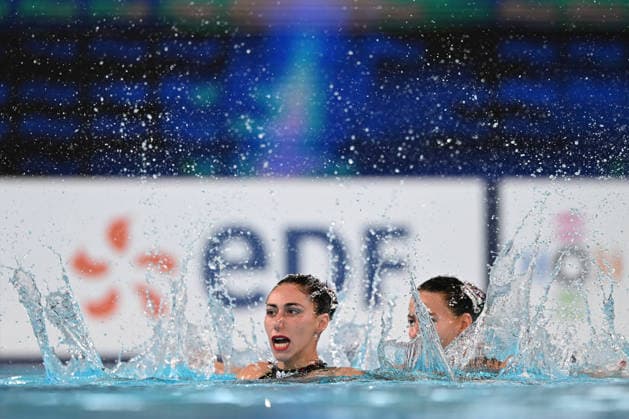 France, Paris, Centre Aquatique Olympique Metropole du Grand Paris, 31.07.2026, European Aquatics Championships Artistic Swimming - Day 1 - Duet Free Preliminary, Ana Culic and Thea Grima Buttigieg of Malta Photo by Eibner Pressefoto Tino Henschel European Aquatics Championships Artistic Swimming - Day 1 - Duet Free Preliminary Paris *** France, Paris, Centre Aquatique Olympique Metropole du Grand Paris, July 31, 2026, European Aquatics Championships, Artistic Swimming, Day 1, Duet Free Preliminary, Ana Culic and Thea Grima Buttigieg of Malta. Photo by Eibner Pressefoto, Tino Henschel. European Aquatics Championships, Artistic Swimming, Day 1, Duet Free Preliminary, Paris Copyright: xEibnerxPressefotox