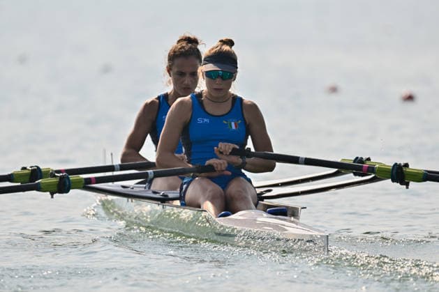 IPA87132454 - Lightweight Women s Double Sculls Preliminary Race: Elena Sali and Melissa Schincariol (ITA) during the 2026 European Rowing Championships, a rowing race in Varese, Italy, on July 31, 2026  Copyright: xDaniloxVigo IPAxSportx xx 87132454