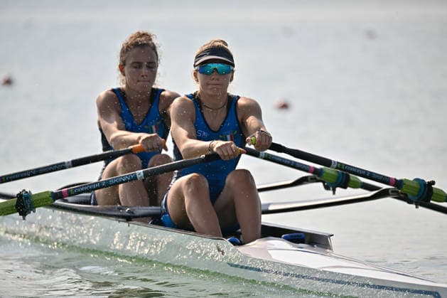 IPA87132464 - Lightweight Women s Double Sculls Preliminary Race: Elena Sali and Melissa Schincariol (ITA) during the 2026 European Rowing Championships, a rowing race in Varese, Italy, on July 31, 2026  Copyright: xDaniloxVigo IPAxSportx xx 87132464