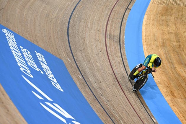 Glasgow 2026 Commonwealth Games Picture by Olly Hassell SWpix.com - 31 07 2026 - Glasgow 2026 Commonwealth Games - Track cycling, Rad, Radsport, Bahnrad, Bahn and Para Track Cycling - Sir Chris Hoy Velodrome, Glasgow, Scotland - Women s 4000m Individual Pursuit Qualifying - Felicity Wilson-Haffenden of Australia Glasgow Sir Chris Hoy Velodrome Scotland Copyright: x xSWpix.comx(t axPhotographyxHubxLtd)xOllyxHassell SWpix.comx SWP-3030-16356