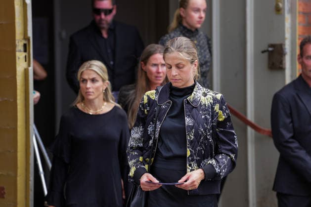 Funeral for rower Olaf Tufte Horten 20260731. Astrid Uhrenholdt Jacobsen and Therese Johaug after Olaf Karl Tufte s funeral in Horten church on Friday. Photo: Terje Bendiksby NTB POOL Horten Norway EDITORIAL USE ONLY. RESTRICTED USE FOR BETTING COMPANIES Ref:_SPO1vrToqKJXFA.jpg *** Funeral for rower Olaf Tufte, Horten, July 31, 2026. Astrid Uhrenholdt Jacobsen and Therese Johaug after Olaf Karl Tufte’s funeral at Horten Church on Friday. Photo: Terje Bendiksby, NTB POOL, Horten, Norway. EDITORIAL USE ONLY. RESTRICTED USE FOR BETBETTING COMPANIES  Copyright: xTerjexBendiksbyx xNTBx
